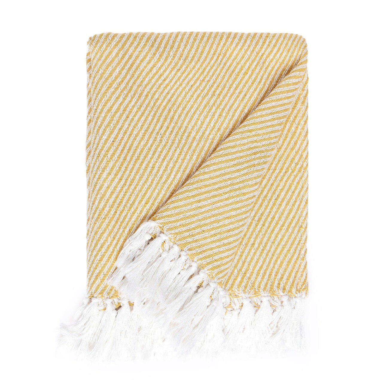 Edge Collections - 50" x 60" - Yellow - Cozy, Stylish Throw Blanket with Purpose - 1 Piece